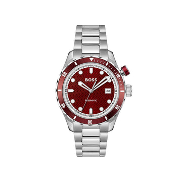 Hugo Boss Gray Stainless Steel Dress Watch