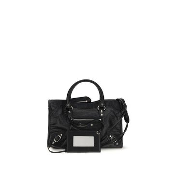Balenciaga Black Lamb Ovis Aries Aries Handbag