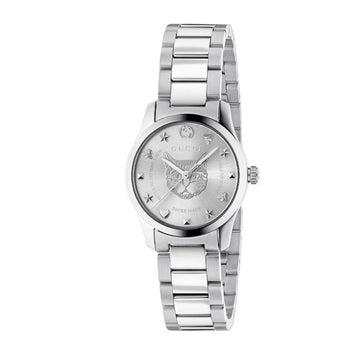 Gucci Gray Stainless Steel Dress Watch