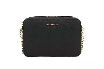 Michael Kors Women'S Top Zip Closure Saffiano Leather Crossbody Bag