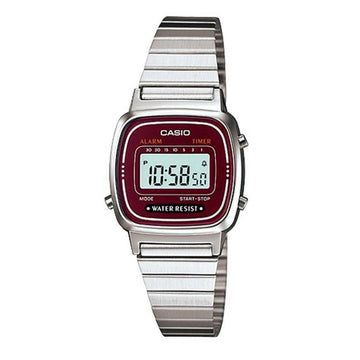 Casio Silver Stainless Steel Digital Watch