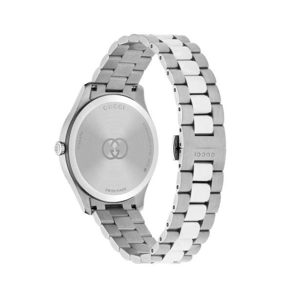 Gucci G-Timeless Burgundy Dial 38mm Stainless Steel Bracelet Watch - YA1264239