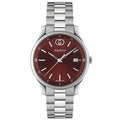 Gucci G-Timeless Burgundy Dial 38mm Stainless Steel Bracelet Watch - YA1264239