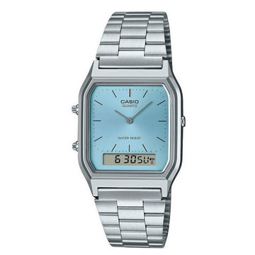 CASIO AQ-230A-2A1 Ice Blue Retro Dual Time Vintage Series Digital Watch